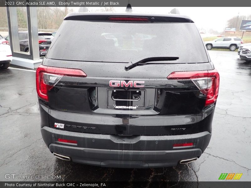 Ebony Twilight Metallic / Jet Black 2023 GMC Acadia SLE AWD