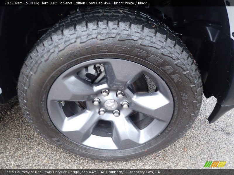 Bright White / Black 2023 Ram 1500 Big Horn Built To Serve Edition Crew Cab 4x4