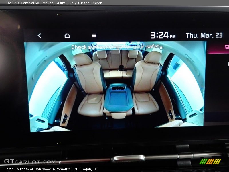Astra Blue / Tucsan Umber 2023 Kia Carnival SX Prestige