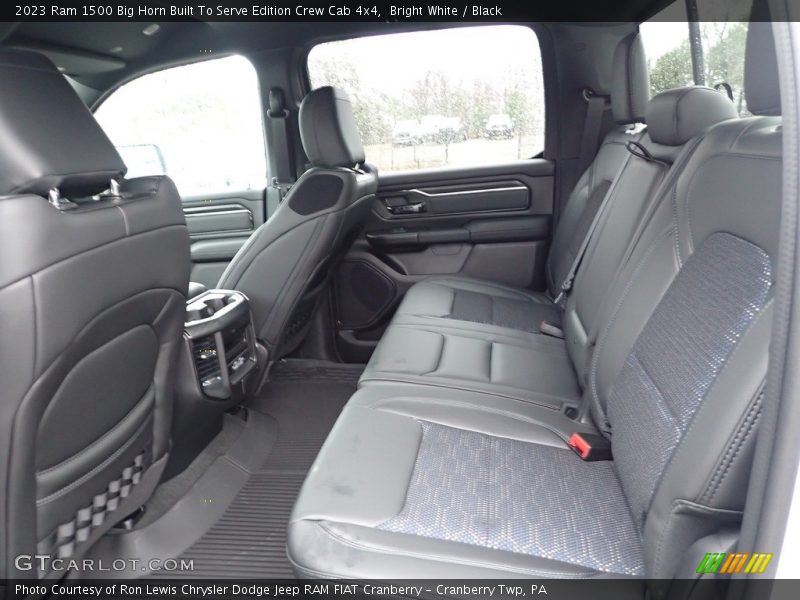 Bright White / Black 2023 Ram 1500 Big Horn Built To Serve Edition Crew Cab 4x4