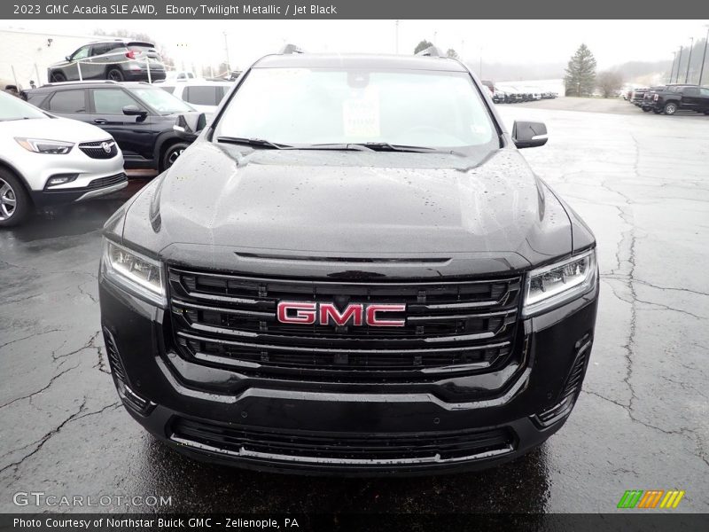 Ebony Twilight Metallic / Jet Black 2023 GMC Acadia SLE AWD