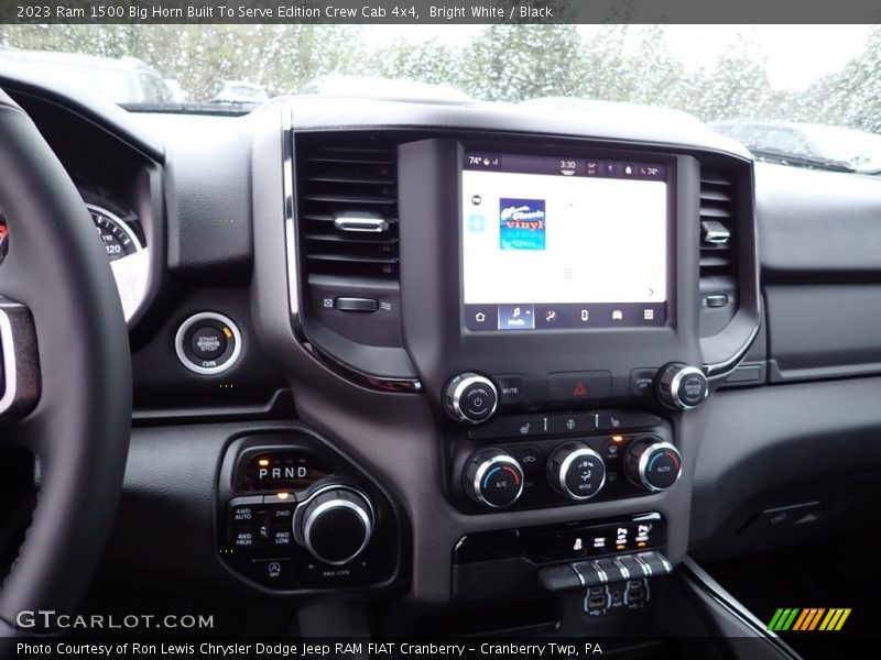 Bright White / Black 2023 Ram 1500 Big Horn Built To Serve Edition Crew Cab 4x4