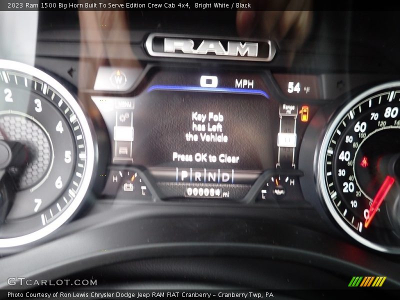 Bright White / Black 2023 Ram 1500 Big Horn Built To Serve Edition Crew Cab 4x4