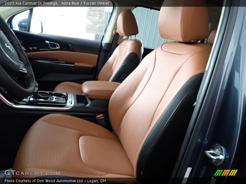 Astra Blue / Tucsan Umber 2023 Kia Carnival SX Prestige