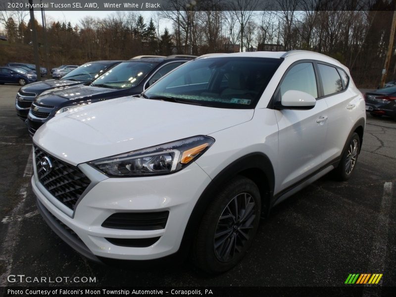 Winter White / Black 2020 Hyundai Tucson SEL AWD