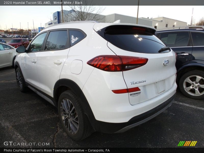Winter White / Black 2020 Hyundai Tucson SEL AWD
