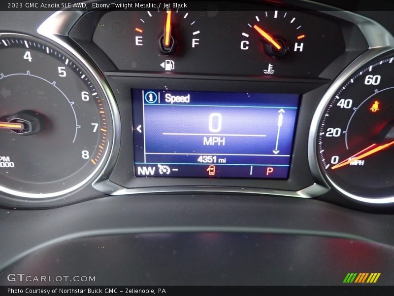 Ebony Twilight Metallic / Jet Black 2023 GMC Acadia SLE AWD