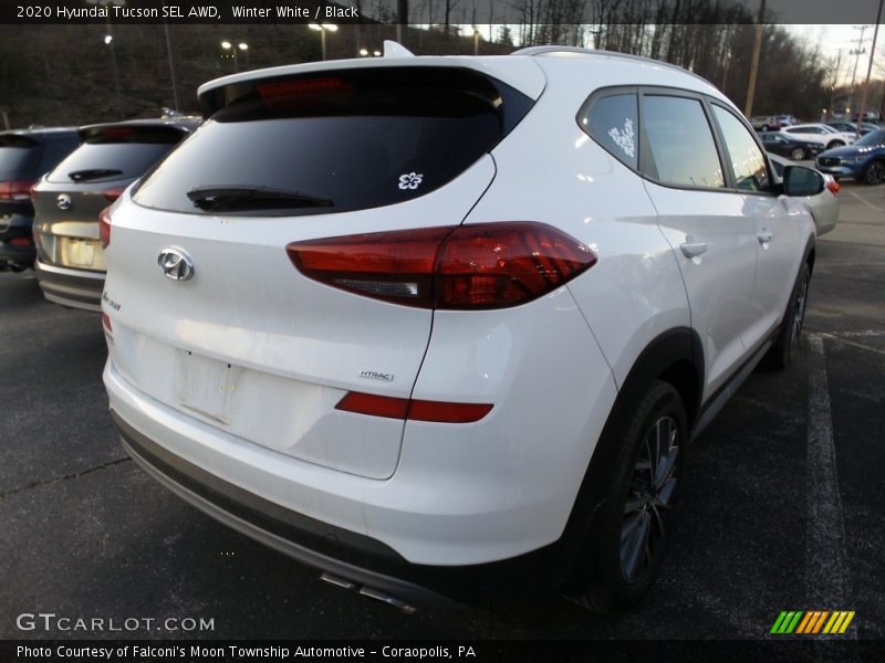 Winter White / Black 2020 Hyundai Tucson SEL AWD