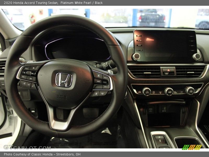 Platinum White Pearl / Black 2020 Honda Accord Touring Sedan