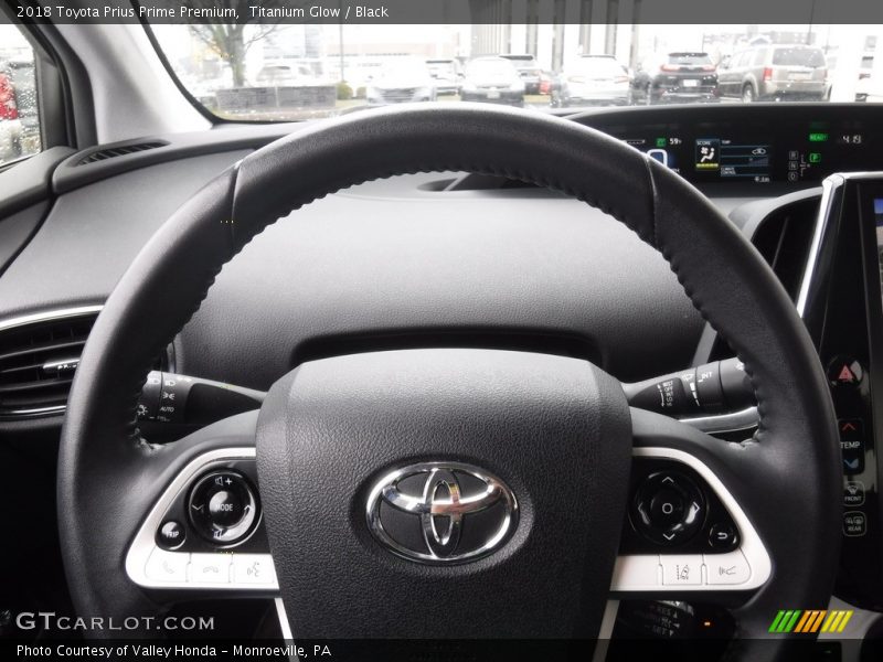 Titanium Glow / Black 2018 Toyota Prius Prime Premium