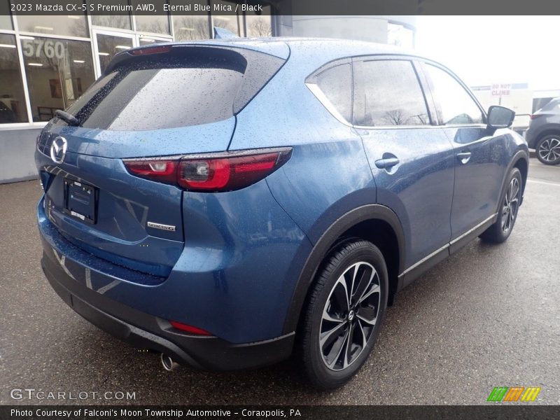 Eternal Blue Mica / Black 2023 Mazda CX-5 S Premium AWD