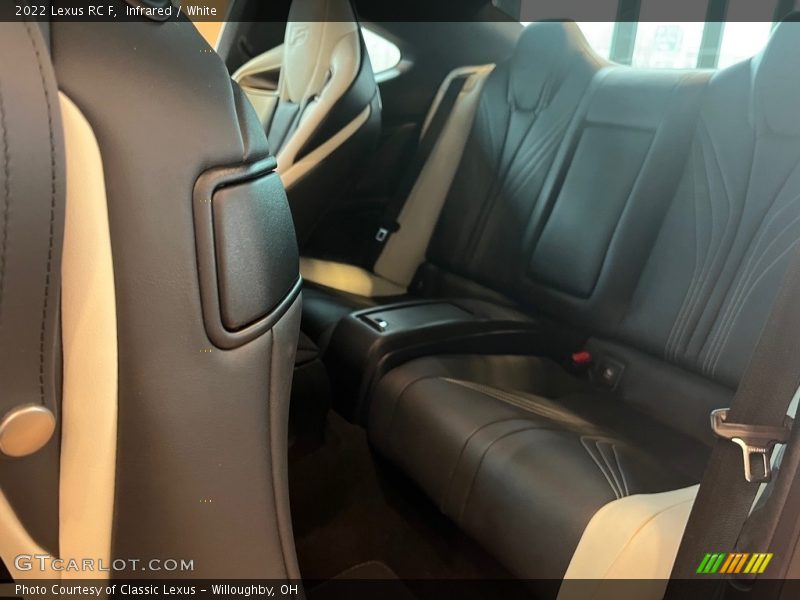 Infrared / White 2022 Lexus RC F