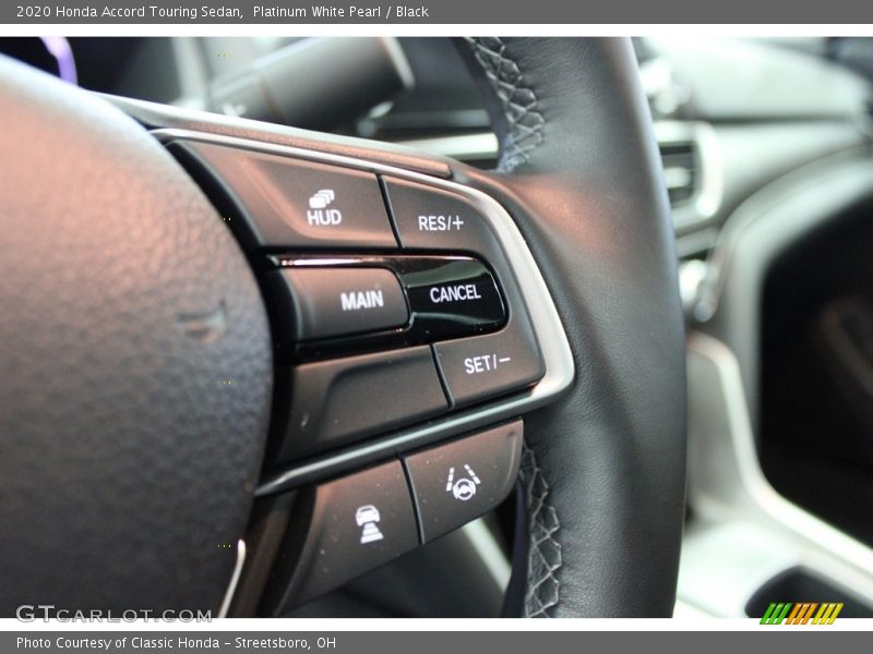 Platinum White Pearl / Black 2020 Honda Accord Touring Sedan