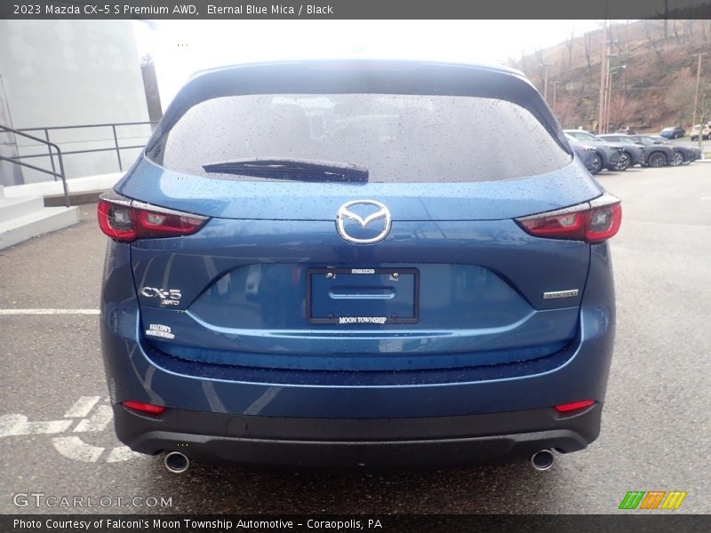 Eternal Blue Mica / Black 2023 Mazda CX-5 S Premium AWD