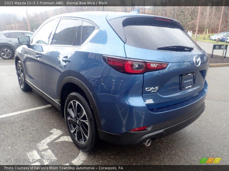 Eternal Blue Mica / Black 2023 Mazda CX-5 S Premium AWD