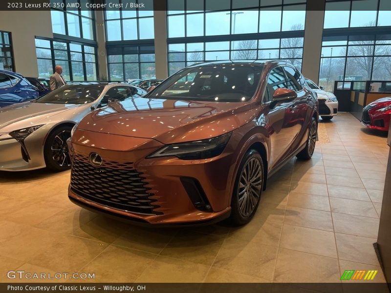 Copper Crest / Black 2023 Lexus RX 350 AWD
