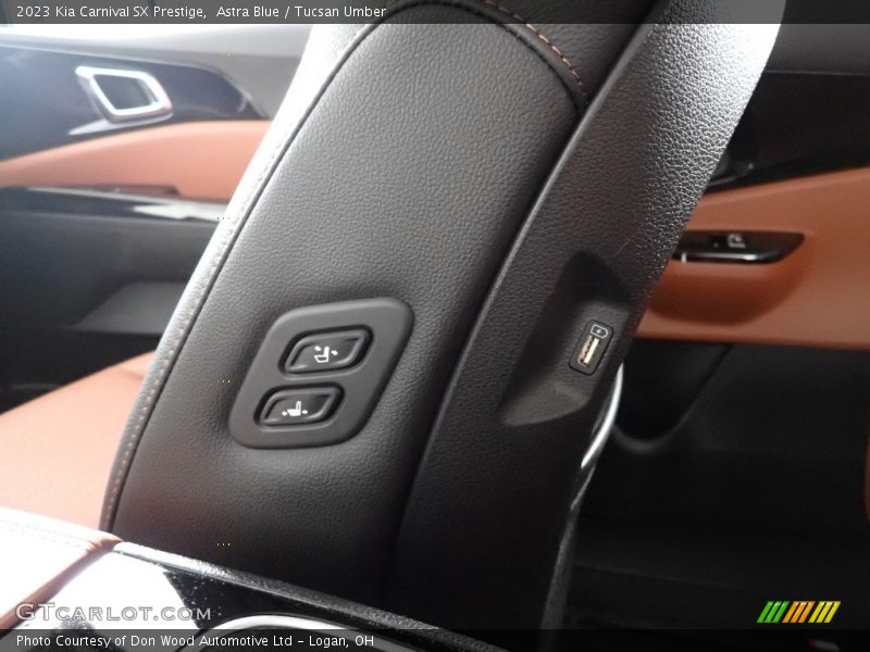 Astra Blue / Tucsan Umber 2023 Kia Carnival SX Prestige