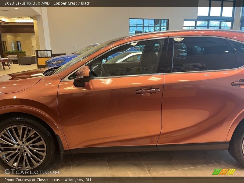 Copper Crest / Black 2023 Lexus RX 350 AWD