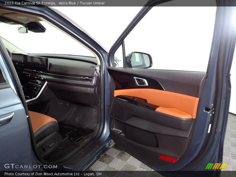 Astra Blue / Tucsan Umber 2023 Kia Carnival SX Prestige