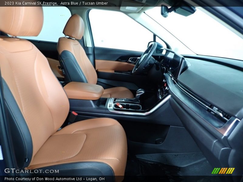 Astra Blue / Tucsan Umber 2023 Kia Carnival SX Prestige
