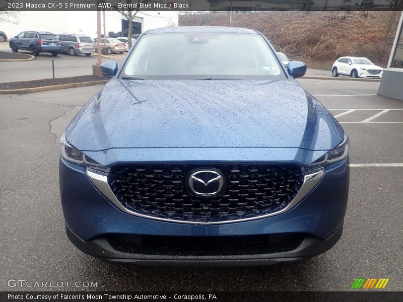 Eternal Blue Mica / Black 2023 Mazda CX-5 S Premium AWD