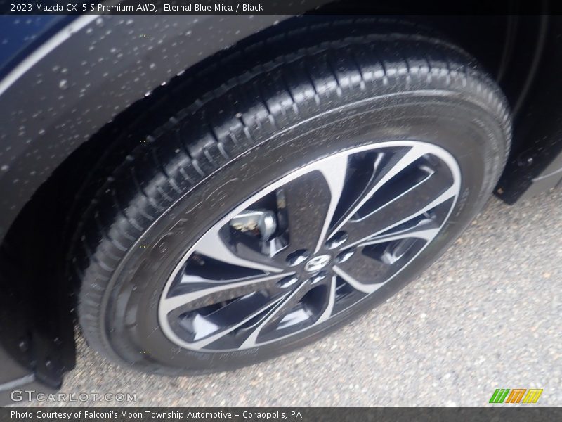 Eternal Blue Mica / Black 2023 Mazda CX-5 S Premium AWD