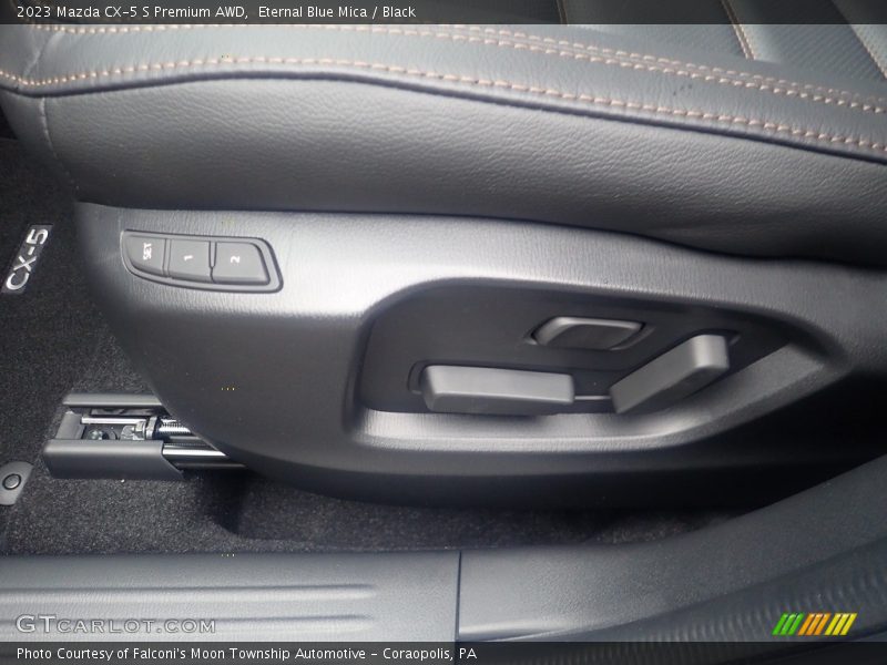 Eternal Blue Mica / Black 2023 Mazda CX-5 S Premium AWD