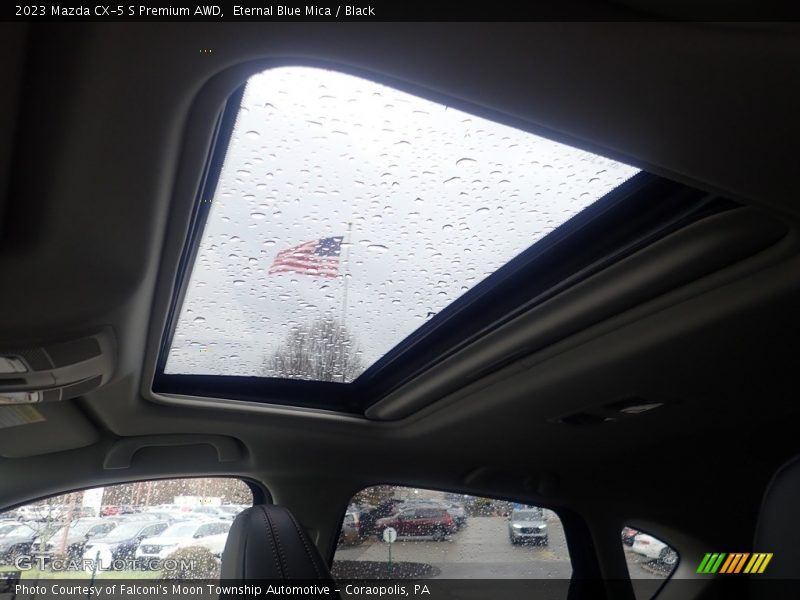 Eternal Blue Mica / Black 2023 Mazda CX-5 S Premium AWD