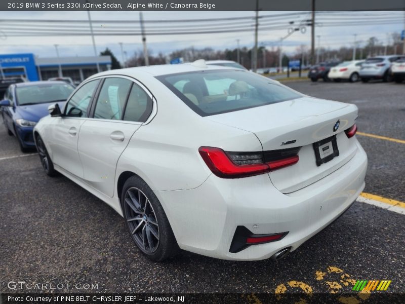 Alpine White / Canberra Beige 2019 BMW 3 Series 330i xDrive Sedan