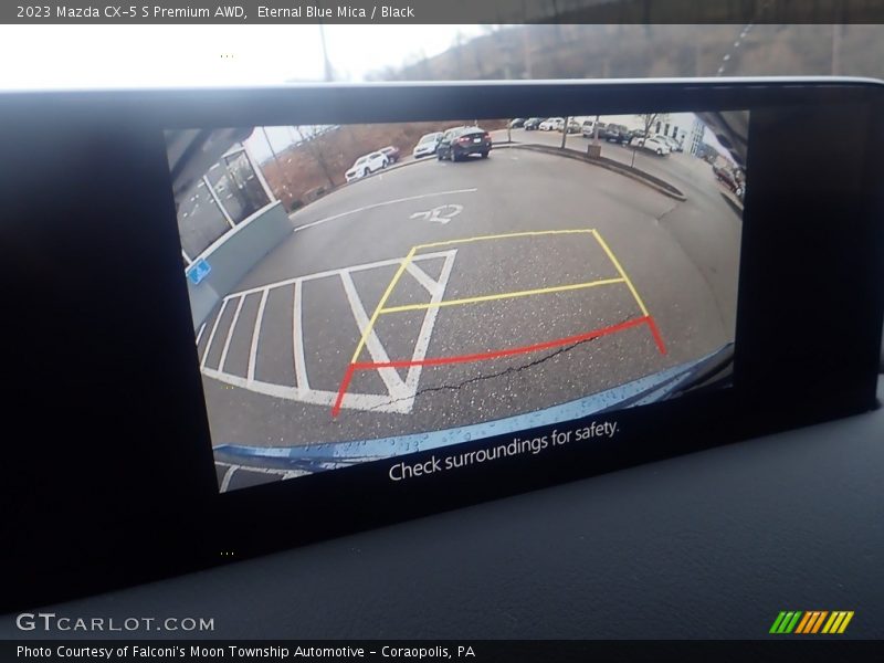 Eternal Blue Mica / Black 2023 Mazda CX-5 S Premium AWD