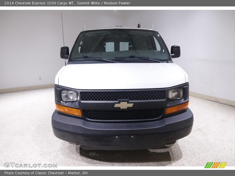 Summit White / Medium Pewter 2014 Chevrolet Express 1500 Cargo WT