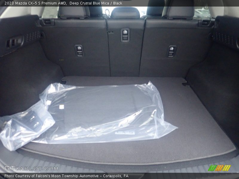 Deep Crystal Blue Mica / Black 2023 Mazda CX-5 S Premium AWD