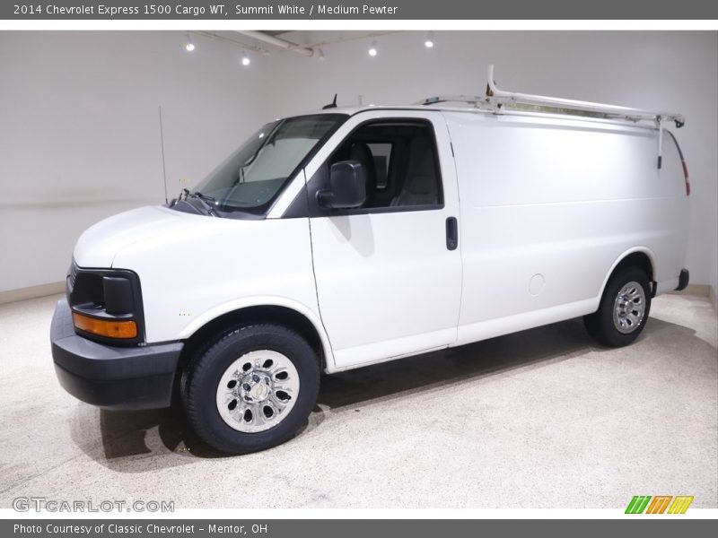 Summit White / Medium Pewter 2014 Chevrolet Express 1500 Cargo WT