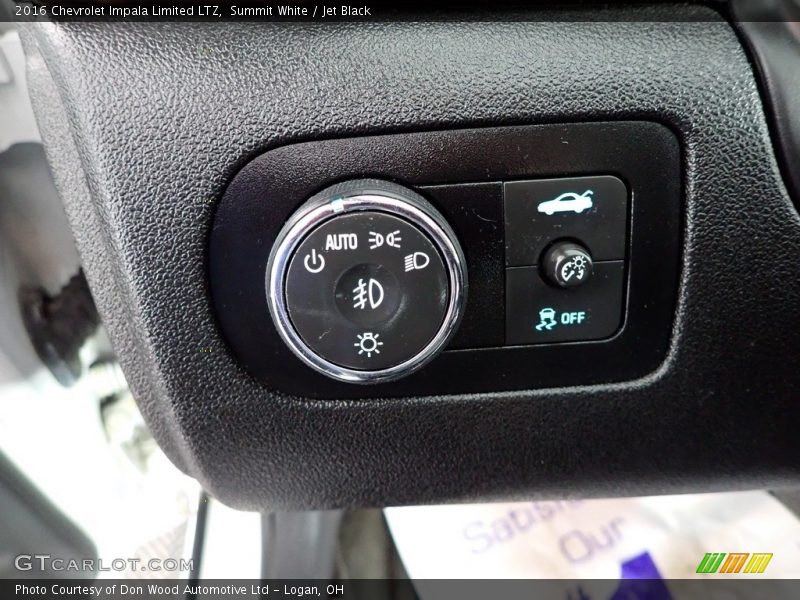 Controls of 2016 Impala Limited LTZ