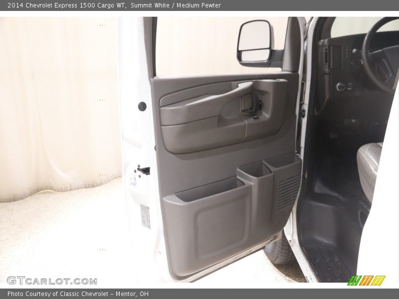Summit White / Medium Pewter 2014 Chevrolet Express 1500 Cargo WT