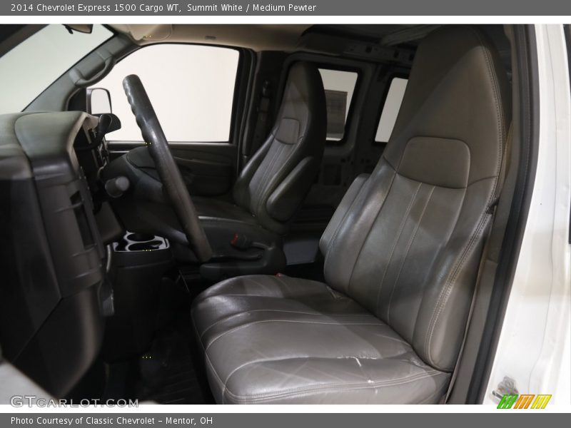 Summit White / Medium Pewter 2014 Chevrolet Express 1500 Cargo WT