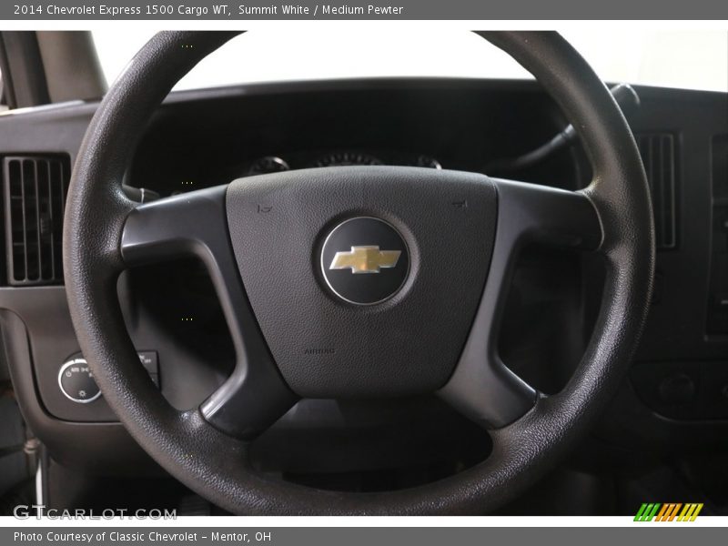 Summit White / Medium Pewter 2014 Chevrolet Express 1500 Cargo WT
