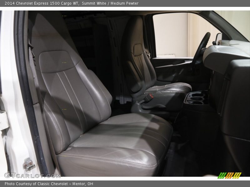 Summit White / Medium Pewter 2014 Chevrolet Express 1500 Cargo WT