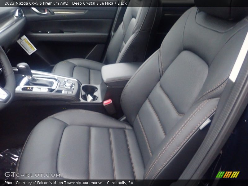 Deep Crystal Blue Mica / Black 2023 Mazda CX-5 S Premium AWD