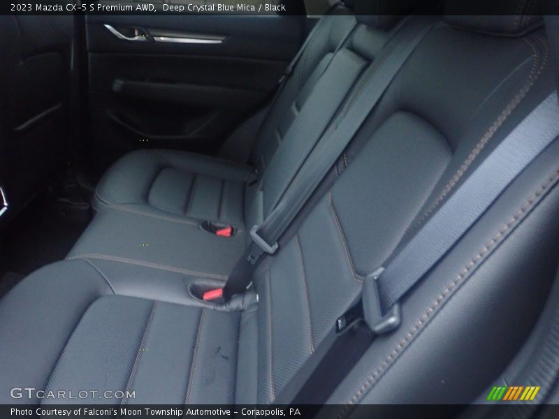 Deep Crystal Blue Mica / Black 2023 Mazda CX-5 S Premium AWD