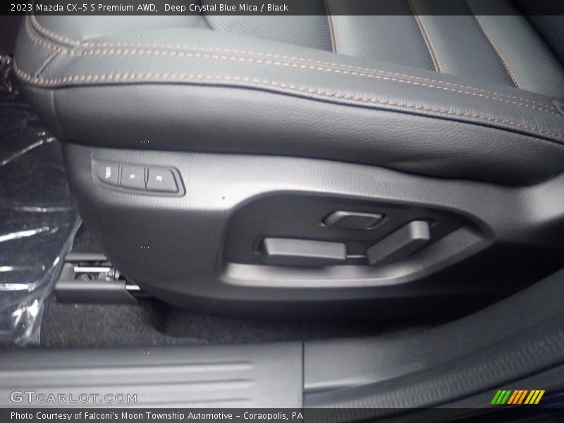 Deep Crystal Blue Mica / Black 2023 Mazda CX-5 S Premium AWD