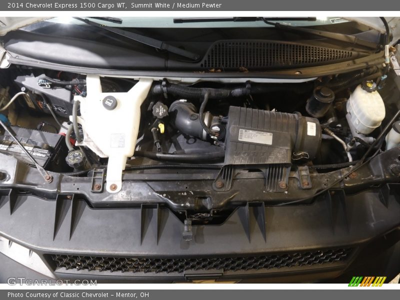 Summit White / Medium Pewter 2014 Chevrolet Express 1500 Cargo WT
