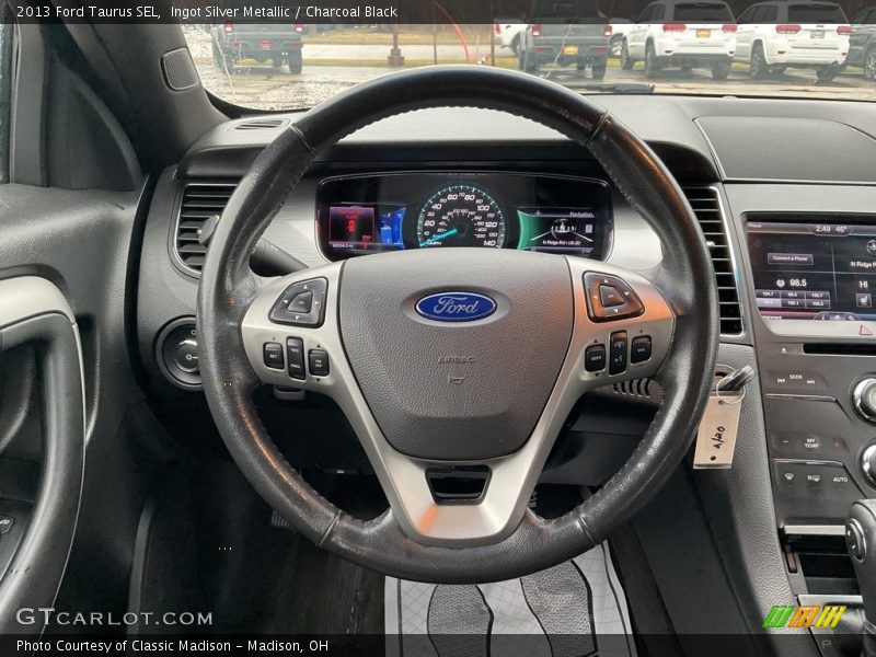 Ingot Silver Metallic / Charcoal Black 2013 Ford Taurus SEL