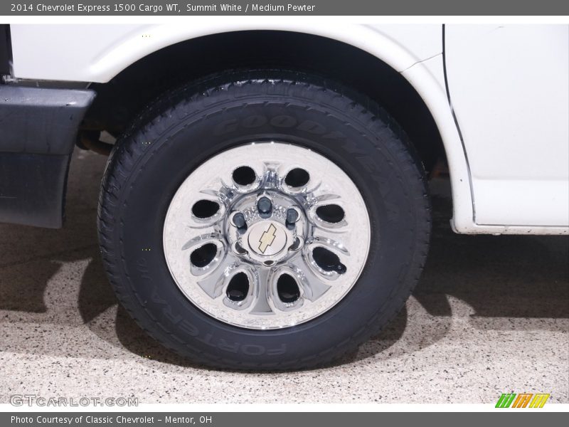 Summit White / Medium Pewter 2014 Chevrolet Express 1500 Cargo WT