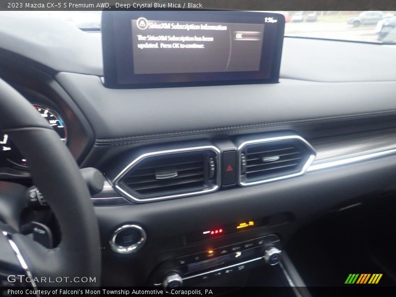 Deep Crystal Blue Mica / Black 2023 Mazda CX-5 S Premium AWD
