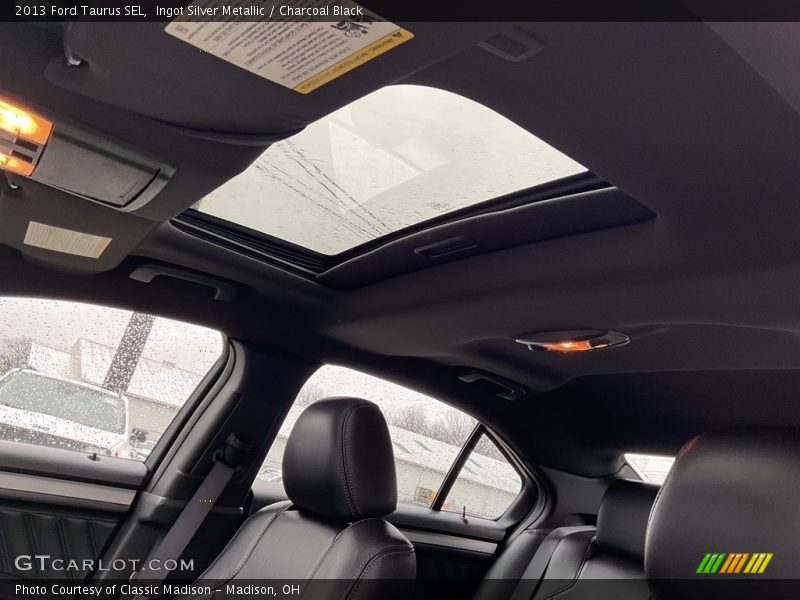 Ingot Silver Metallic / Charcoal Black 2013 Ford Taurus SEL