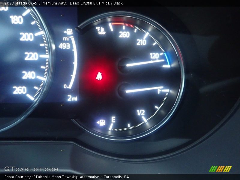 Deep Crystal Blue Mica / Black 2023 Mazda CX-5 S Premium AWD