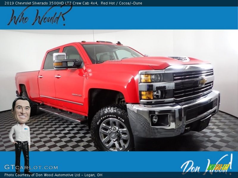 Red Hot / Cocoa/­Dune 2019 Chevrolet Silverado 3500HD LTZ Crew Cab 4x4