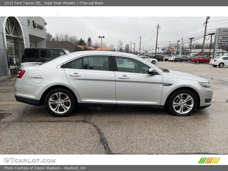 Ingot Silver Metallic / Charcoal Black 2013 Ford Taurus SEL