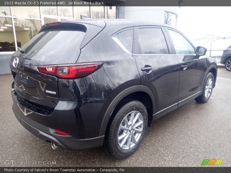 Jet Black Mica / Black 2023 Mazda CX-5 S Preferred AWD